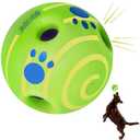 Wobble Giggle Ball for Dogs, Wiggle Ball Dog Toy, Interactive Dog Toys for Small/Medium/Large Dogs, Fun Giggle Sounds When Rolled or Shaken Perfect Dog Gift-5.51 inch Set Of 5