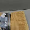 Madison Egyptian Cotton Bath Towels, Towel Set for Bathroom, Shower, Hotel, Plush, 800 GSM, Highly Absorbent and Ultra-Soft Towels, Bath Essentials, Towels, Set of 2, Gold, 34×68