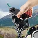 ROCKBROS Aluminum Motorcycle Bike Phone Mount with Vibration Dampener for 4.7''-7.1'' Phones, Universal Handlebar Compatible with iPhone 16/15/14/13 Pro Max