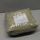 Nestl Split King Sheet Set - 1800 Ultra-Soft Microfiber Bed Sheets - Double Brushed - Deep Pockets - Easy Fit - 5 Piece Set - Bed Sheets & Pillowcases (Split King Size, Light Green)