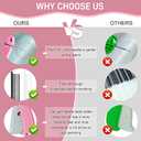 Stitch Gun for Clothes Handheld Stitch Gun Quick Clothing FixerSewing Kit Includes 1,000 Black Fasteners & 1,000 White Fasteners & 6 NeedlesTagging GunPink