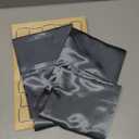 Bedsure Satin Pillowcase 2 Pack Similar to Silk Pillow Cases Standard Size, Pillow Case for Sleeping Women with Envelope Closure, Gifts for Women Men, Space Grey, 20x26 Inches