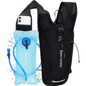 Sportsnew Hydration Backpack with 2L Hydration Bladder, Lightweight Water Backpack for Running, Cycling & Hiking