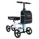 Knee Scooter，Knee Scooter for Adults for Foot Surgery，Steerable Knee Walker for Foot Injuries Compact Crutch Alternative with Dual Braking System (Blue)