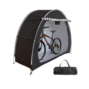 210D Oxford Bike Tent for Outdoor, Waterproof 2 Bikes Storage Shelter Shed, UV Resistant Bicycle Cover for Rain Sun Protection, Easy Setup for Garden for Bike,Motorcycle Shelter (78.7x33.5x65inch)