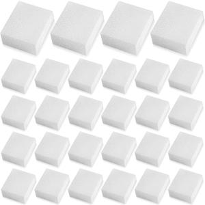 32 Pcs Pet Replacement Sponge Filters Pet Fountain Filter Foam for 67oz/ 2L Dog Cat Water Fountain Filters Pet Fountain Replacement Foam Sponge Pre-Filters for Multiple Pet Fountain