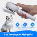 3-in-1 Pet Steam Brush for Dogs and Cats, Shedding & Grooming Comb for Long and Short Hair, Hair Removal with Spray and One-Click Release