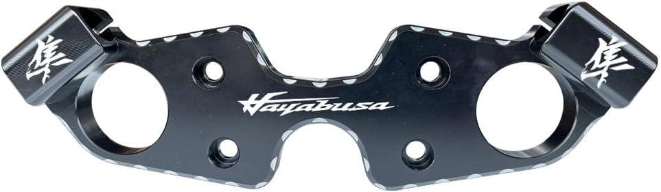 Billet Aluminum Triple Tree Top Clamp Yoke Cover Compatible with Suzuki Hayabusa GSXR1300 1999-2020
