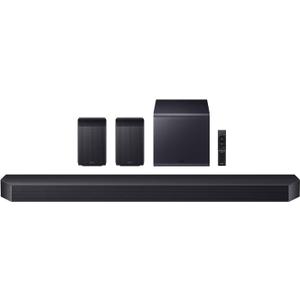 Samsung Q-Series Soundbar HW-Q990H 11.1.4ch with Wireless Subwoofer & Rear Speakers, Wireless Dolby Atmos, Q-Symphony, SpaceFit Sound Pro, Adaptive Sound, Game Mode Pro, Alexa Built-in (2026 Model)