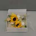 Ling's  Moment 2pcs Prom Wrist/Shoulder Corsage Artificial Flower, Girl/Mother Homecoming/Wedding Corsage Wristlet Dcor, etc. Sunflower Yellow