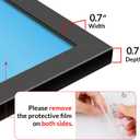 LaVie Home 20x30 Picture Frame for Wall Display, 20x30 Black Picture Frame with HD Plexiglas, 20 x 30 Poster Frame 1 Pack, Display Frame for Vertical or Horizontal, Classic Collection