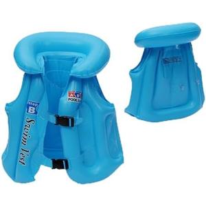 3 Pcs Swim Vest for Kids Inflatable Summer Pool Float Learn to Swim Boating Jacket 2026 Beach Pool Buoyancy Coat Swimwear S