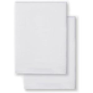 Cozy Earth Standard Pillowcases Set of 2 - Made of 100% Viscose from Bamboo, Ultra-Soft & Luxury, Woven from Naturally Breathable & Lightweight Fabric - Shore, Standard, White