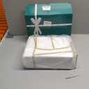 YYW 3 Tier Fruit Bowl for Kitchen Counter, White Gold Ceramic Fruit Stand for Countertop, Home Fruit Rack with Holder, Vegetable Bowl Snacks Nuts Bread Candy Storage (White)