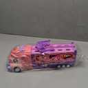 Unicorn Truck Car Toys for 2 3 4 5 6 7 Year Old Toddler Girl with Foldable Race Track Light&Sound 9 Princess Car for Girl Birthday Gift