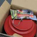 Large Squirrel-Proof Bird Feeder with Removable Tray, Weight-Activated Outer Cage, 5 Perches, 4 lb Capacity, Easy to Fill & Spill-Proof, Tube Bird Feeder for Outdoor Cardinals, Finches (Green)