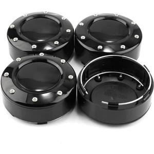 Wheel Center Caps for Mayhem Wheel Center Hubcaps Black Center Cover Replacement for Rim(Outer Diameter 4.02in/Clip Diameter 3.74in) 4pcs