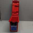 Sheffield 12636 Ammo Storage Box, Stackable .30 Cal Field Boxes, Water and Dust Resistant, Lockable Storage Box with Handle, Secures Hunting Gear, Supplies, and Bullets, Made in USA, Red, 1-Pack