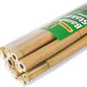 Jollybower 10pcs 1" D Thicker Heavy Duty Bamboo Stakes, 8FT Plant Stakes, Natural Garden Stakes for Tomato, Bean, Flowers,Trees Potted and Climbing Plant Support