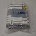 OJIA Outdoor Area Rug 4'x6', Gray and White Outdoor Rug Machine Washable Patio Rugs Cotton Hand Woven Entryway Rug Indoor Outdoor Rugs for Bedroom Living Room Porch Decor Deck Backyard Camping