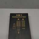 3 in 1 Rotating Hair Dryer Brush Spinning with Detachable Brush(2" & 1.5"),Negative Ionic Brush Blow Dryer 100-120V,3 Heats and 2 Speeds Rotating Hot Air Brush for Curling,Straight,Drying