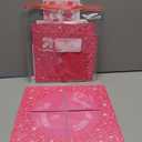 Zliisang Pink Princess Cupcake Stand 3-Tiered Pink Dessert Table Displays Centerpieces for Girls Birthday Party Decorations Princess Baby Shower Table Decorations