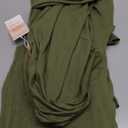 KIRUNDO 3 Piece Lounge Sets for Women Airport Travel Vacation Outfits Spring Cardigan Matching Sleeveless Top Jogger Pants (Large, Army Green)