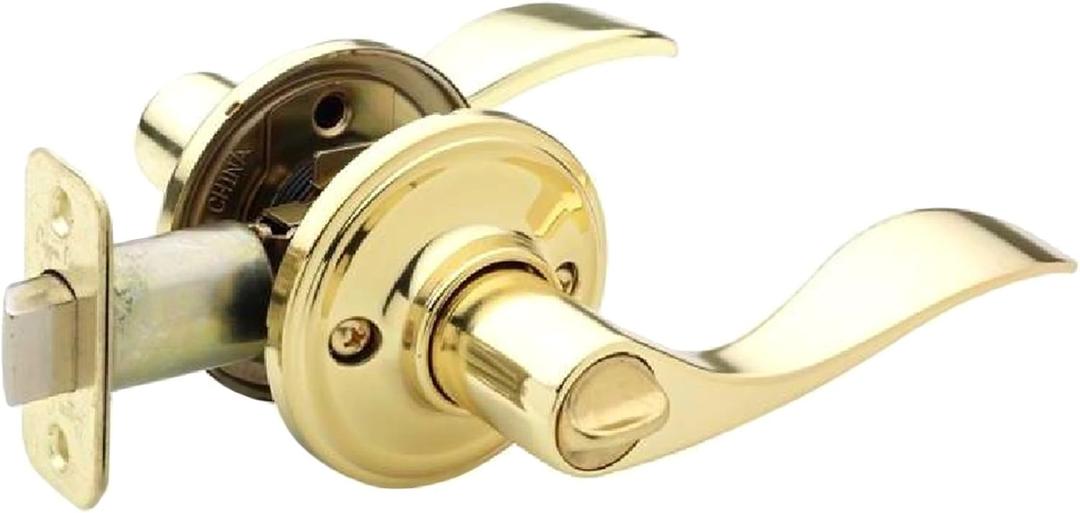 Copper Creek WL2230PB Waverly Door Lever, Polished Brass