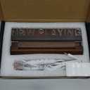 YuanDian Vinyl Record Display & Storage - Light Up Now Playing Acrylic Holder Shelf with LED Display & USB Power