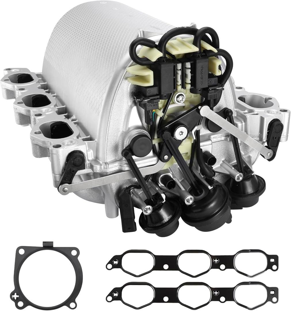 2721402401 Intake Manifold with Gasket For 2006-2013 Mercedes Benz C230 C250 C280 C300 C350 E280 E350 CLK350 GLK350 ML350 ML450 R350 S400 SLK280 SLK300 SLK350 V6 272 Engine,Replaces 2721402201