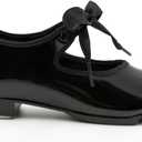 Capezio Girls Jr. Tyette Tap Shoe (Black, S)