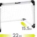 Franklin Sports Kids Mini Soccer Goal Set - Backyard/Indoor Mini Net and Ball with Pump - 22" x 17"