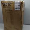 EKO Mirage-T 50 Liter / 13.2 Gallon Touchless Rectangular Motion Sensor Trash Can, Brushed Stainless Steel Finish
