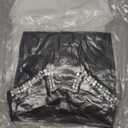 Bencailor 2 Pcs Rhinestone Fake Collar Dickey for Women False Half Shirt Blouse Detachable Collar (Large, White,black)