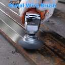 Rocaris 10-Pack Carbon Steel Wire Wheel, Cup, Pen Brush Set with 1/4-Inch Hex Shank for Rust Removal, Corrosion and Scrubbing Surfaces