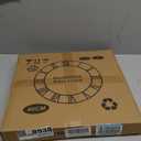 Wall Clock Battery Operated,Silent Non Ticking Modern Rustic Metal Small Clocks for Living Room/Bedroom/Office/Kitchen/Farmhouse Home Decor-16IN(Arabic Number-Black)