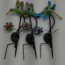 Solar Lights Outdoor for Garden Decor 32in  3 Pack