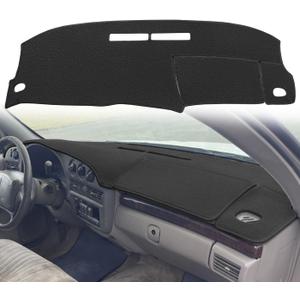 Dash Cover Mat Custom Fit for Chevy Chevrolet Monte Carlo/Lumina Car Dashboard Pad Cap Carpet Protector K333 (Black)