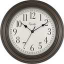 Equity 20898 12 Inch Cora Quartz Analog Wall Clock