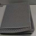 Pieviev Cat Litter Mat Double Layer Waterproof Urine Proof Trapping Mat 1 Pack (Gray, 30x24 Inch (Pack of 1))