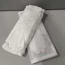 COOLJOB 6 Pairs 100% Cotton Gloves for Dry Hands Moisturizing & Eczema, Overnight Lotion, Sleep & Spa Treatment for Women & Men, Breathable Work Glove Liners, White, X-Small