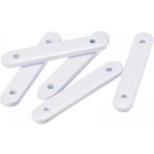 uxcell Curtain Weights (40g), Drapery Iron Weight for Bathroom Home Curtains Tablecloth Flags, White, 10Pcs