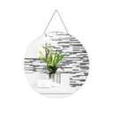 Funerom Round Wall Mirror 15.4 Inches Circle Mirror Bathroom Mirrors,White