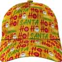 Christmas Baseball Cap Santa Hats Xmas Trucker Hat Adjustable for Women Men Christmas Snapback Cap