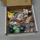 19pcs Safari Animal Cake Topper - Jungle Wild Cake Toppers with Leaves Balls Cake Decorations for Safari Animals Themed Birthday Party Decorations (Safari Animal Style)