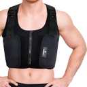 Isavera Male Chest 'Fat Freezing' Vest | Chest Shaper for Men | Comfortable & Breathable Compression Vest | Pecs Shaper Support 
