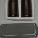 2 Pack 16 oz Amber Glass Boston Bottles with Phenolic Poly Cone Caps. Perfect Glass Brewing Bottles for Lab,Fermentation,Storing Kombucha,Brewing and Juicing.