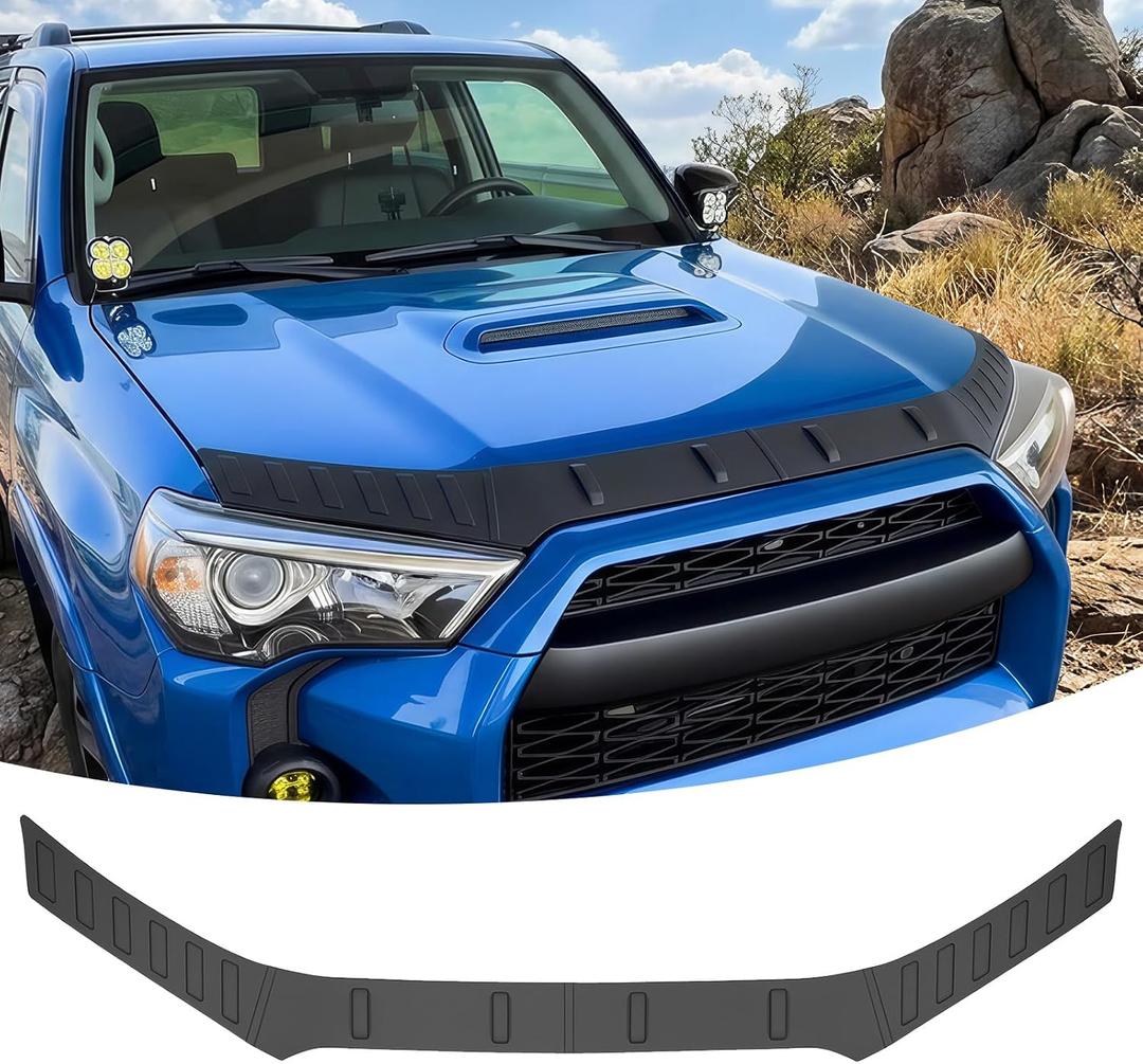 Hood Deflector Fits for 2010-2024 Toyota 4Runner Hood Protector Compatible with 4Runner Accessories Hood Spoiler Engine Shield
