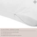 Bioweaves 100% Organic Cotton Breathable Pillow Protectors GOTS Certified with Zipped Closure Toddler - 13 x 18, 2-Pack