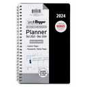 See It Bigger Monthly & Weekly Planner, October 2023 - December 2024 (5.75"x 8.75") Black